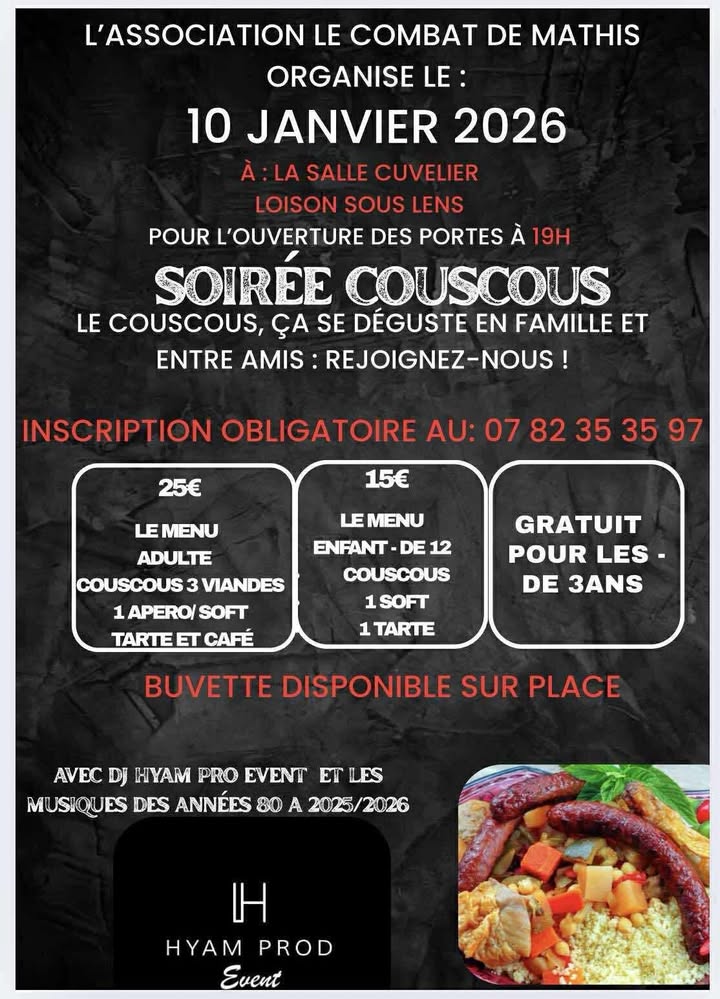 Image représentant Soirée couscous